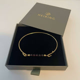 Bangle with Garnet top