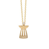 Schutzengel Anhänger 14kt. gold