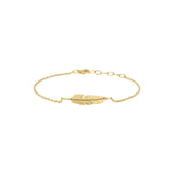 Federarmband 14K Gold