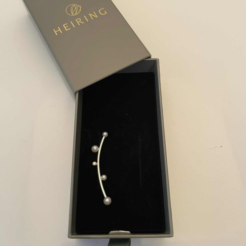 LUNA Earring with pearls and diamond