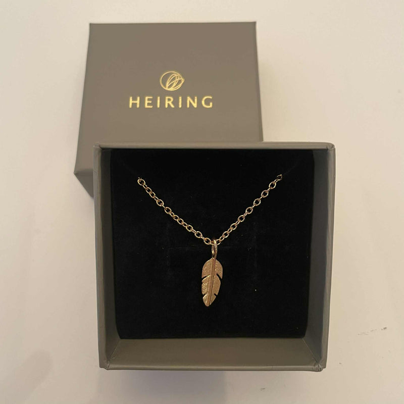 Fjer vedhæng mini