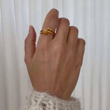 LOOP ring med turkis