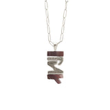 ELSK Pendant in silver with Botswana Agate