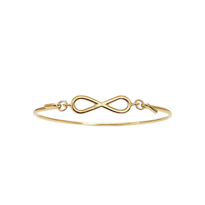 Bangle with eternity top