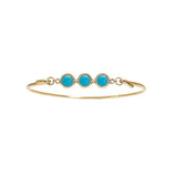 Bangle with turquoise Koulè top