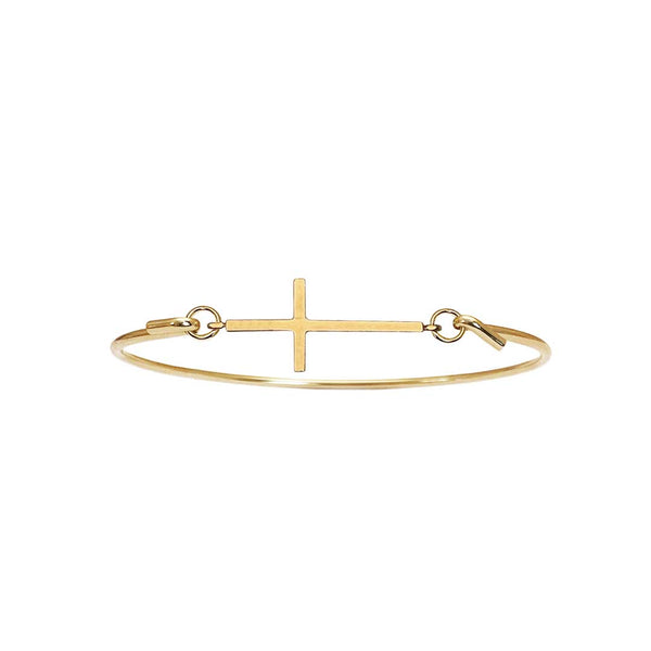 Bangle with cross top