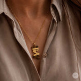 ELSK Pendant in silver with Tigereye
