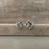 Heart stone Ohrringe