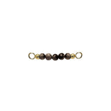 Snowflake obsidian top for Multi bangle