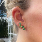 Horizon earring Green Aventurine