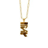ELSK Pendant in silver with Tigereye and diamond