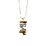 ELSK Pendant in silver with Tigereye