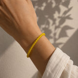 Stone bracelet yellow agat