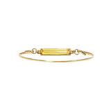 Multi bangle in silver with VELA Lemon Quartz top