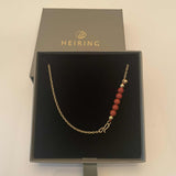 Chain with red jasper