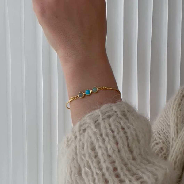 Bangle with Koulè mixed top no. 1