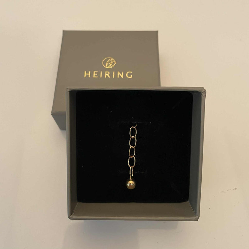 Chain with bullet top for bangle