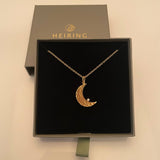 MOON pendant small with diamond