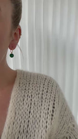 Creol with green agate