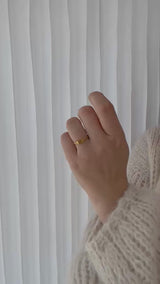 Square ring Citrin