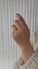 Koulè ring with turquoise and bullet