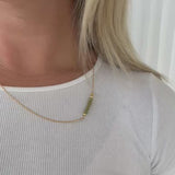 Chain with green alashan