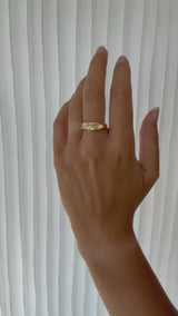 MELO Ring med diamant