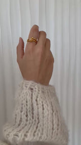 LOOP ring med turkis