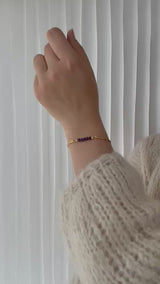 Amethyst Oberteil für Armreif