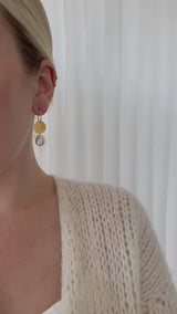 Baroque pearl earring