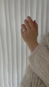 MILLE Ring NO. 5 in polished with diamond