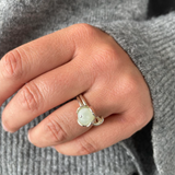 Ring with Burma Jade