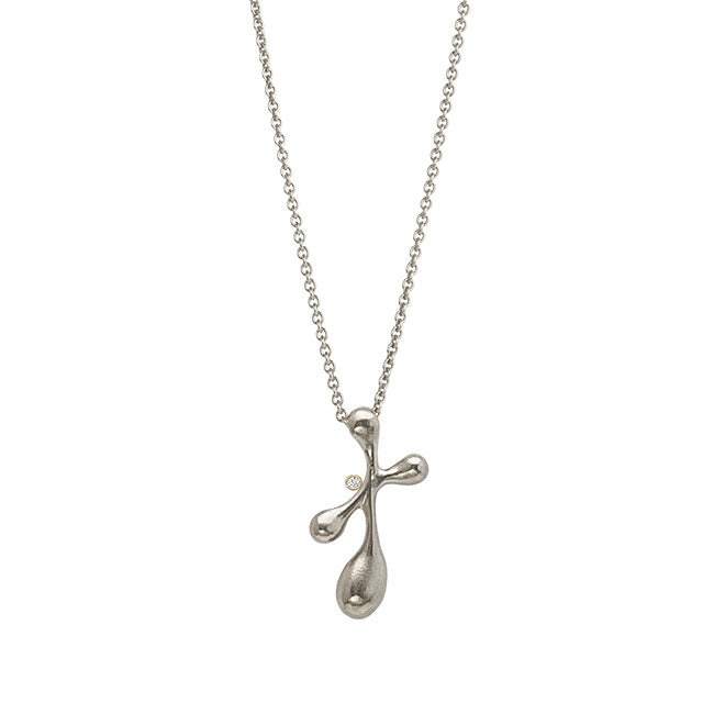 FLOREA Pendant with diamond