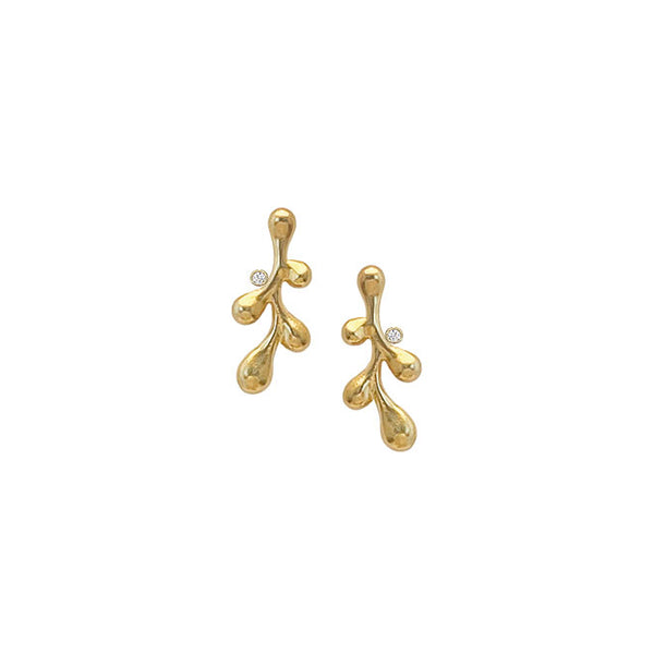 FLOREA Ohrring mit Diamant