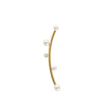 LUNA Earring with pearls and diamond