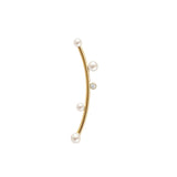 LUNA Earring with pearls and diamond