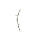 LUNA Earring with pearls and diamond