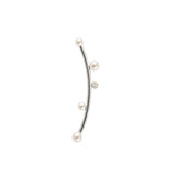 LUNA Earring with pearls and diamond