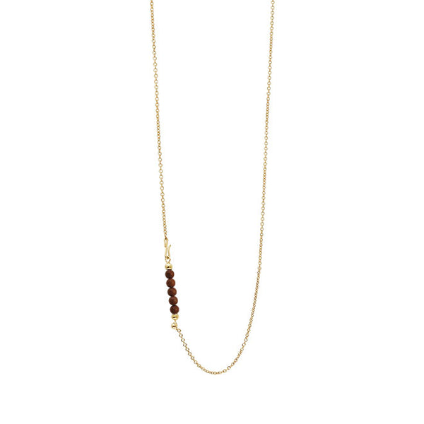 Chain with red jasper