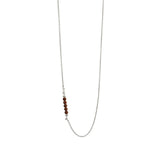 Chain with red jasper