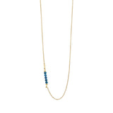 Chain with blue apatite