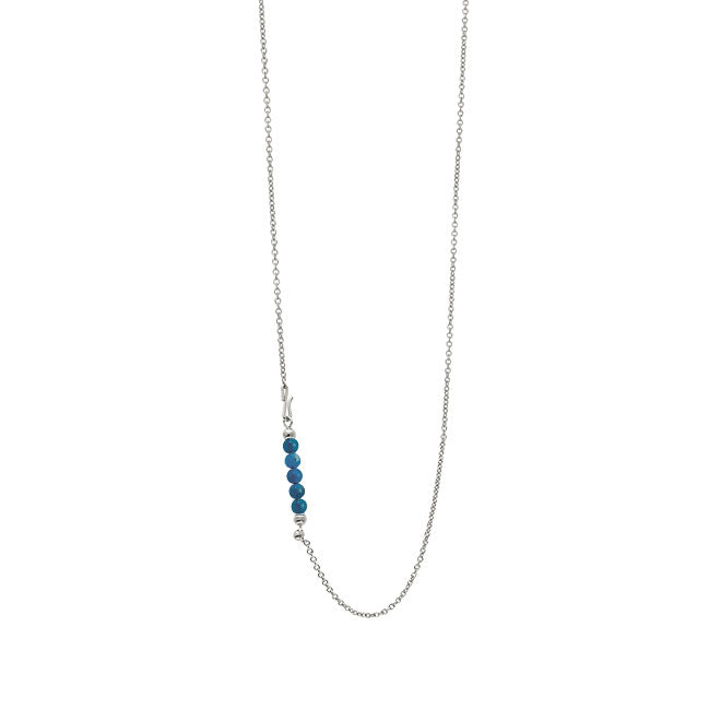 Chain with blue apatite