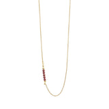 Chain with pink rhodonite
