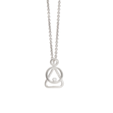 Mother and Child Pendant with diamond