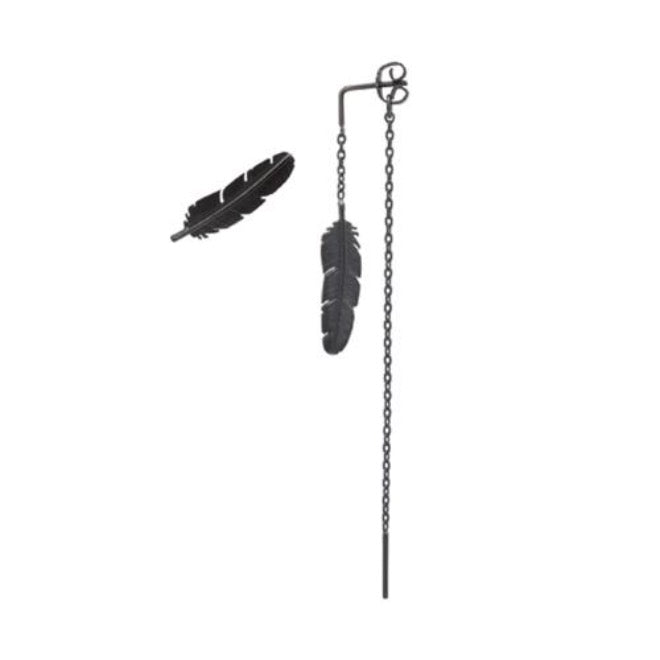 Feather earring / chain