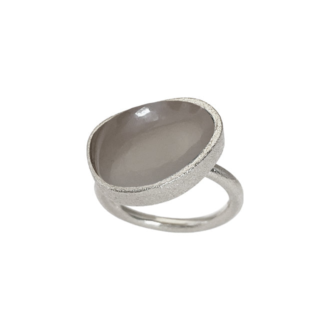KOLO Ring with Grey moonstone