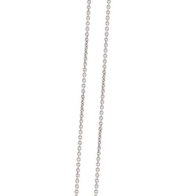 Silver anchor chain 80cm