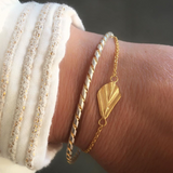 Twisted bangle
