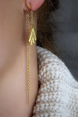 Faggio earring with chain