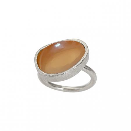 KOLO Ring with Orange Moonstone
